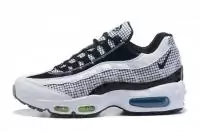 basket nike air max 95 homme blanc noir